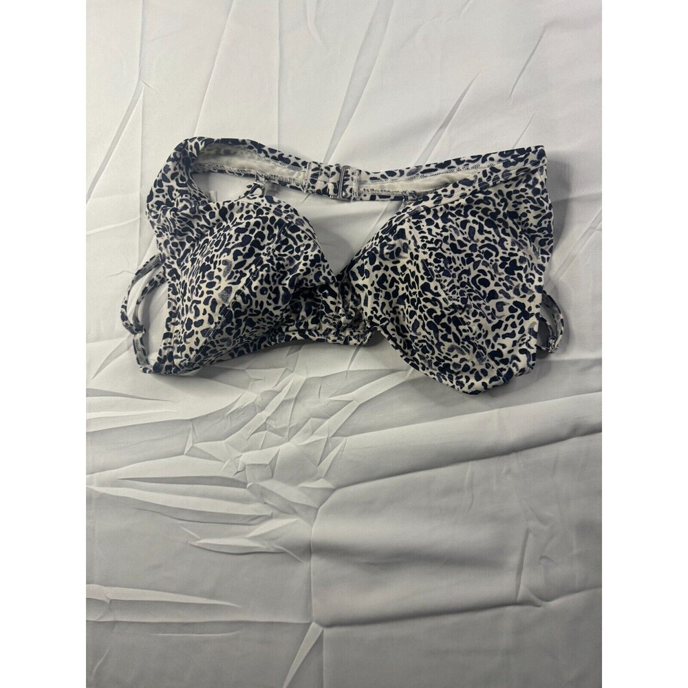 Athleta Bra Womens Size 38 B/C T-Shirt Animal Print Multicolor Adjustable Strap